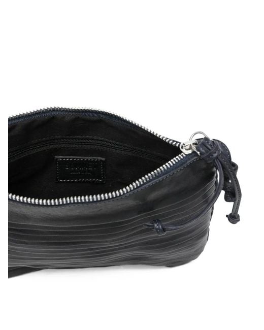 Sacoche Zippée À Design Plissé SOMMET en coloris Black