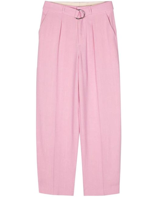 Nanushka Pink Bento Tweed Trousers for men
