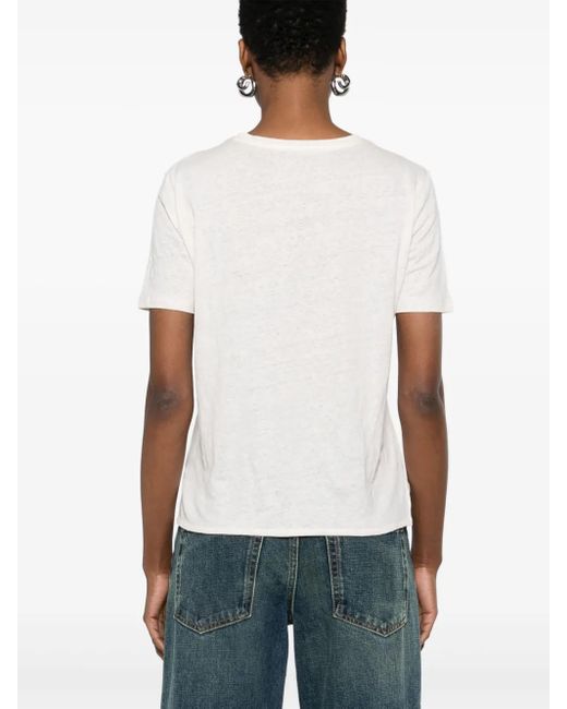 Majestic Filatures White Crew-Neck T-Shirt