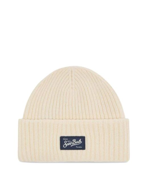 Mc2 Saint Barth Natural Berry Ribbed Beanie for men