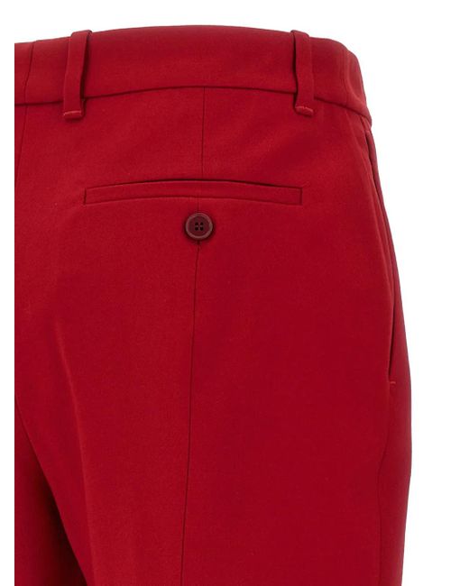 McQueen Pleated Flared Trousers