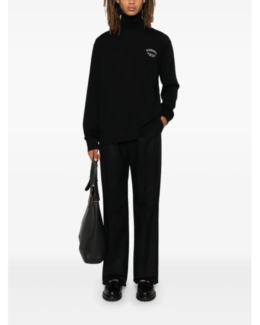 Iceberg Black Turtleneck Sweater for men