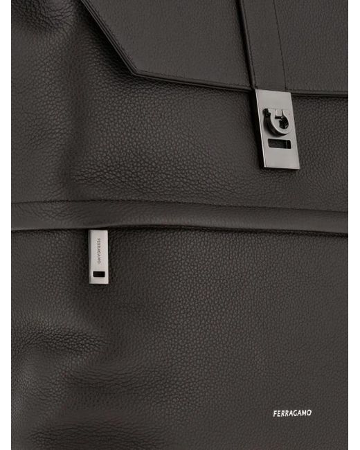 Sac À Dos À Boucle Gancini Ferragamo pour homme en coloris Black
