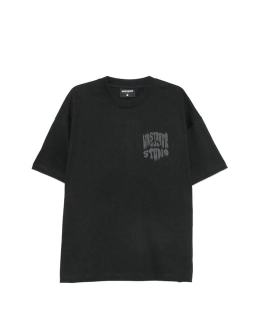 WRSTBHVR Black Flynn V2 Logo-Print T-Shirt