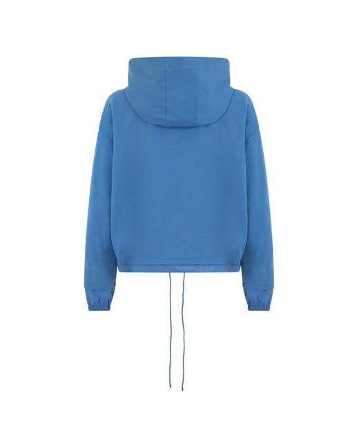 Moorer Blue Drawstring-Hem Tracksuit