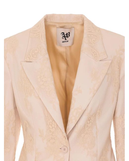 Aniye By Pink Lace-Embroidery Blazer