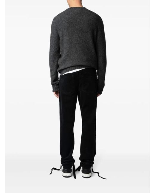 Zadig & Voltaire Blue Steeve Trousers for men