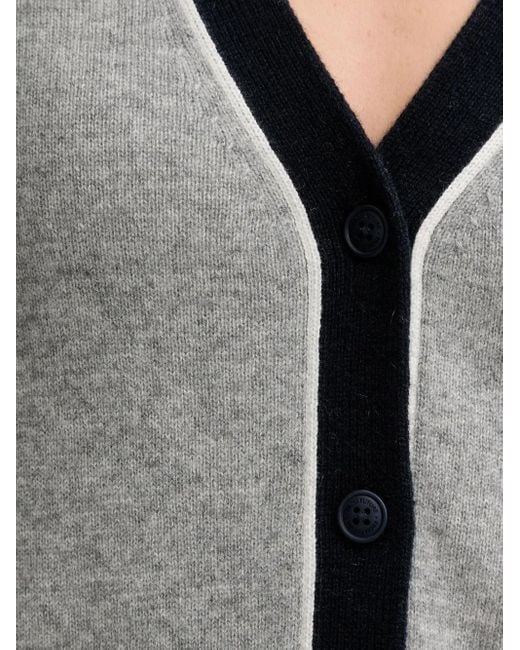From Future Gray V-Neck Cardigan