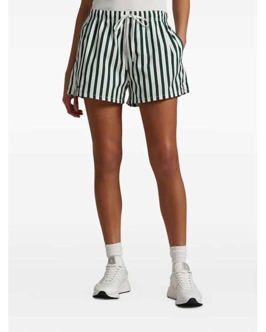 Polo Ralph Lauren Black Striped Drawstring Shorts