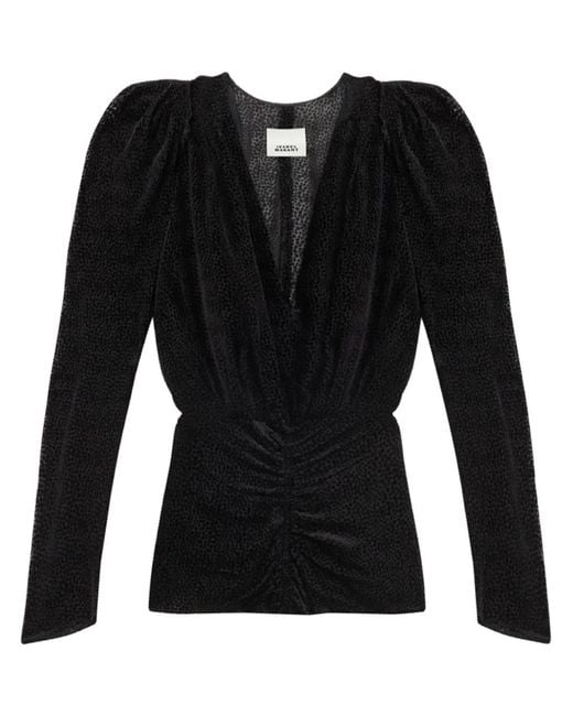 Isabel Marant Black Marlin Blouse
