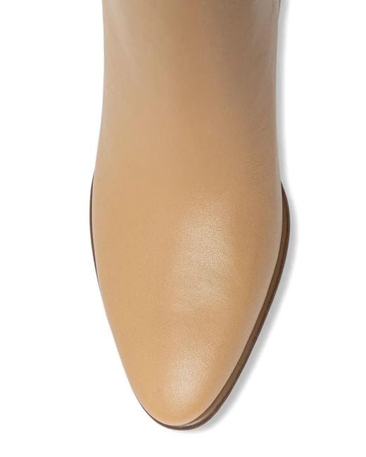 Guess White Block Heel Boots