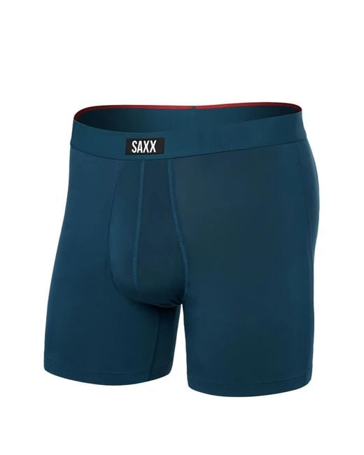 Saxx Underwear Co. Blue Logo-Detail Briefs for men