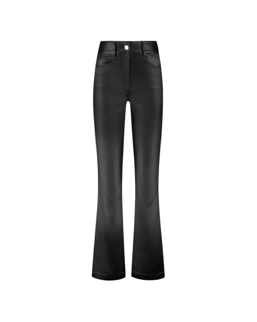 GAUGE81 Flared Broek in het Black