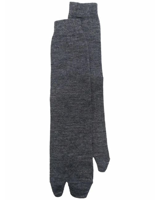 Maison Margiela Gray Tabi-toe Socks for men