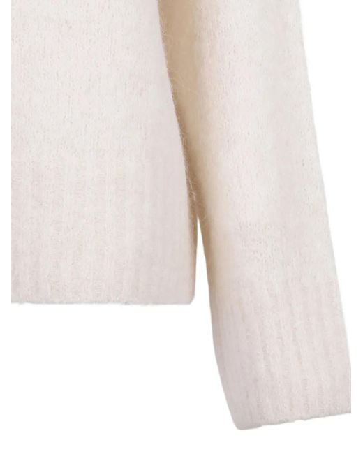 SELECTED Knitted Jumper White