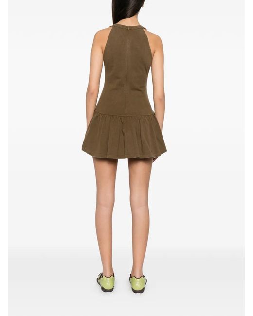 ShuShu/Tong Natural V-Neck Mini Dress