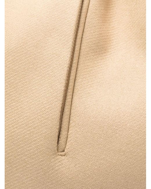 Herno Natural Padded-Collar Single-Breasted Coat