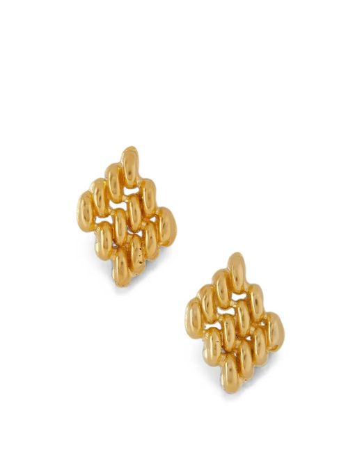 YSSO Metallic Chain Link Earrings