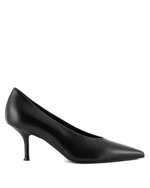 Lella Baldi レザーパンプス Black