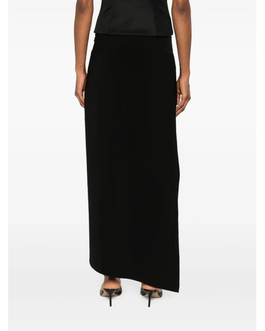 Gonna Lunga Infinity di Courreges in Black