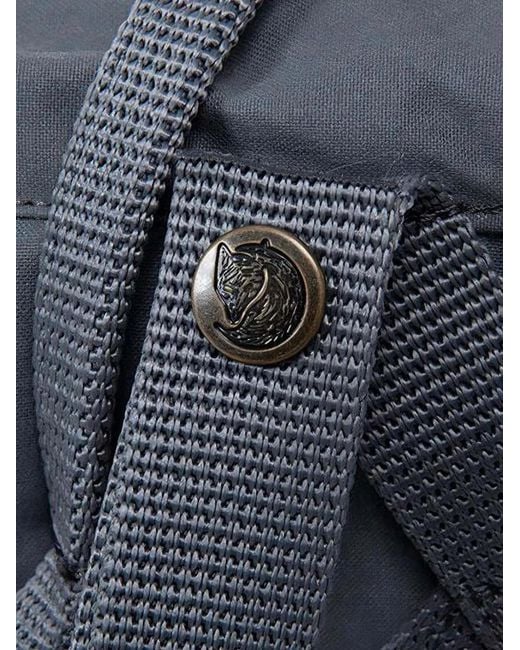 Fjallraven Blue Kånken Logo-Patch Backpack