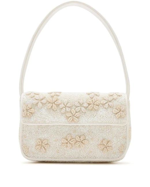 Staud White Tommy Tote Bag