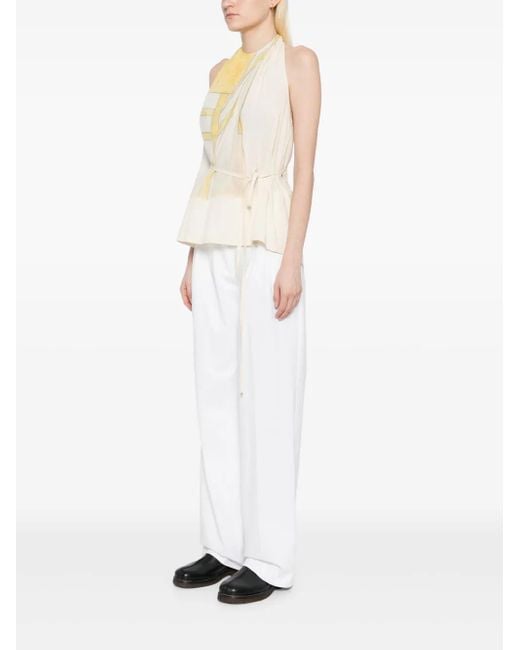 Lemaire White X Philippe Weisbecker Apron Top