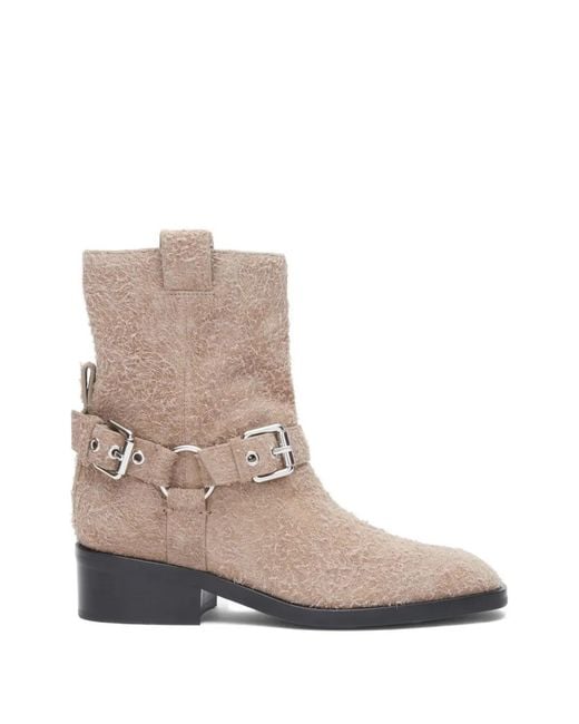 3.1 Phillip Lim Natural Alexa Moto Harness Boots