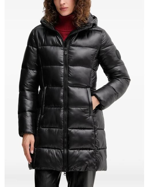 Save The Duck Black Hooded Padded Jacket