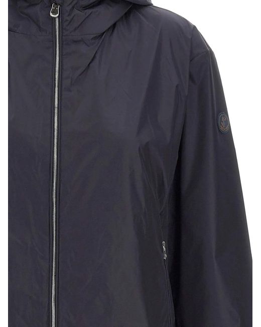 Save The Duck Blue Hooded Zip Jacket