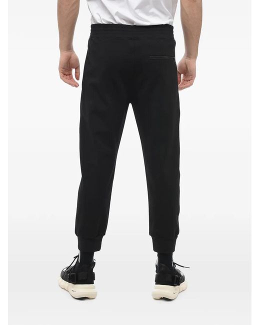 Neil Barrett Black Jumbled Bolts Embroidered Track Pants for men