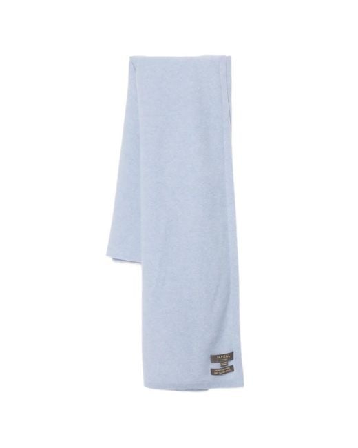 N.Peal Cashmere White Cashmere Shawl