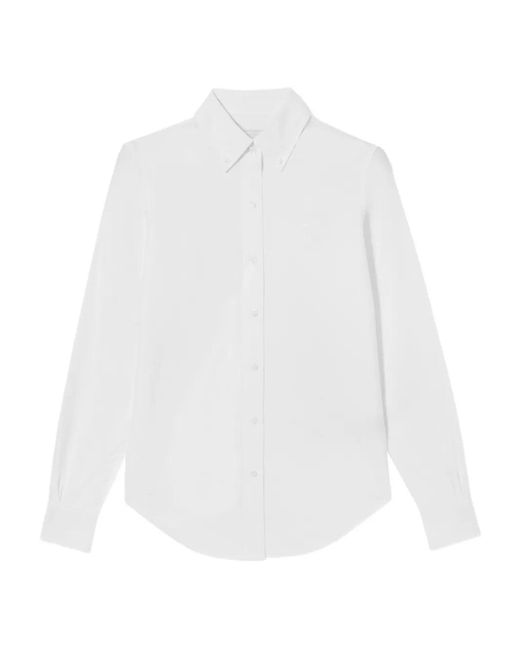 Brooks Brothers White Buttoned-Collar Shirt