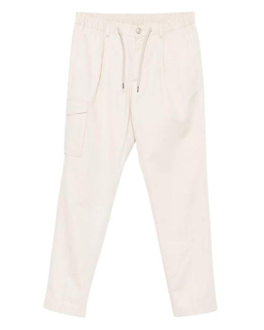 Pantalones con bolsillos cargo y cordones Herno de hombre de color White