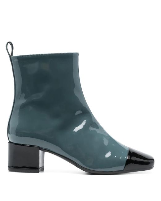 CAREL PARIS Estime エナメルレザーブーツ Blue