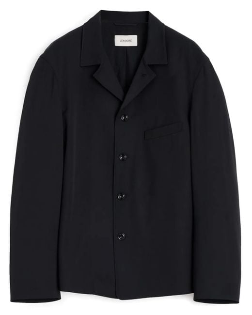 Lemaire Klassische Hemdjacke in Black für Herren