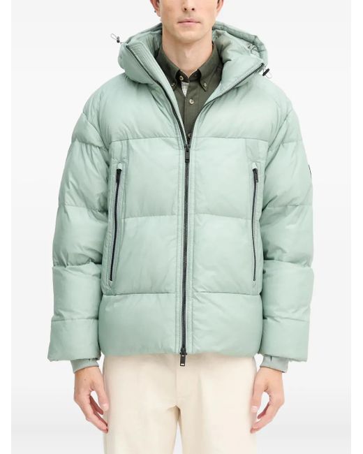 Piumino Con Cappuccio di Boss in Green da Uomo