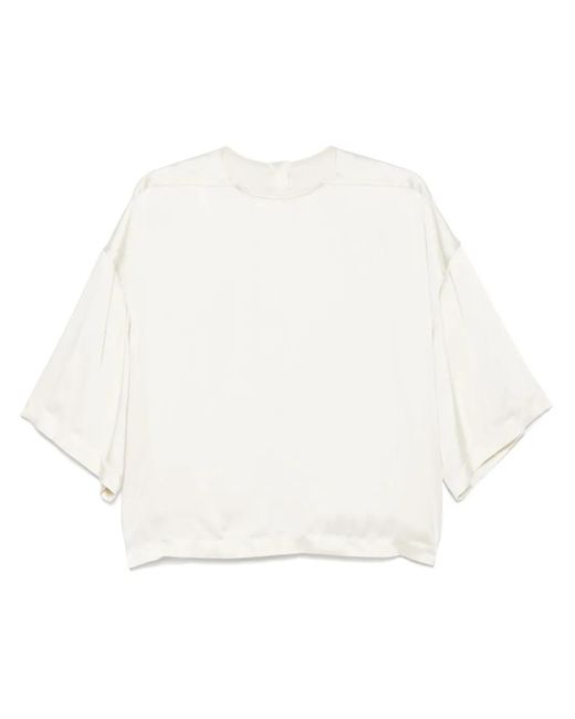 Rick Owens White Tommy Blouse