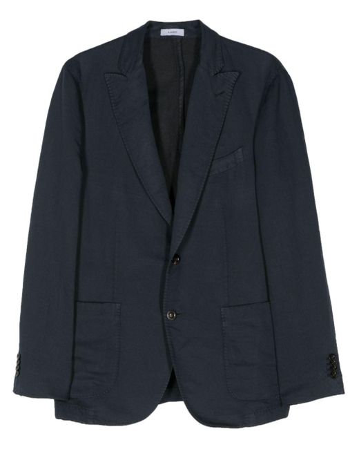 Boglioli Blue K-jacket Single-breasted Blazer for men