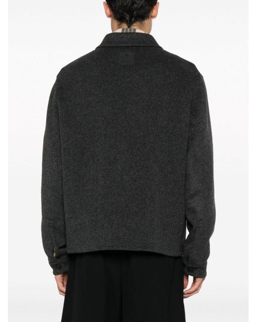 Veste en laine mélangée Givenchy pour homme en coloris Black