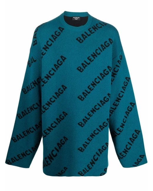 balenciaga logo jumper