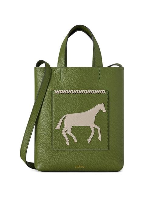 Mulberry Green Small Somerset Tote Bag