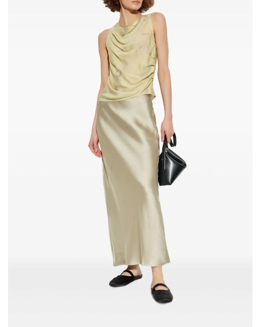 Samsøe & Samsøe Natural Draped Sleeveless Blouse