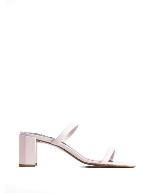 By Far Natural Tanya Square-Toe Sandals