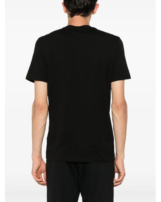 Moncler Black Logo-Patch Cotton T-Shirts (Pack Of Three) for men