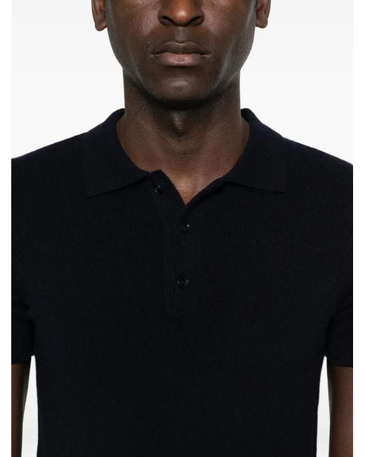 Extreme Cashmere Black Salamande Polo Shirt