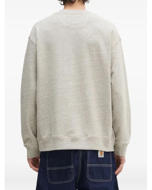 Barbour Gray Calton Sweatshirt for men