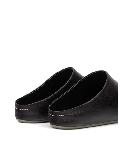MM6 by Maison Margiela Brown Factory Sabots for men