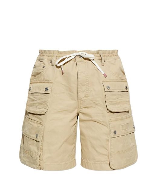 DSquared² Shorts Mit Kordelzug in Natural für Herren