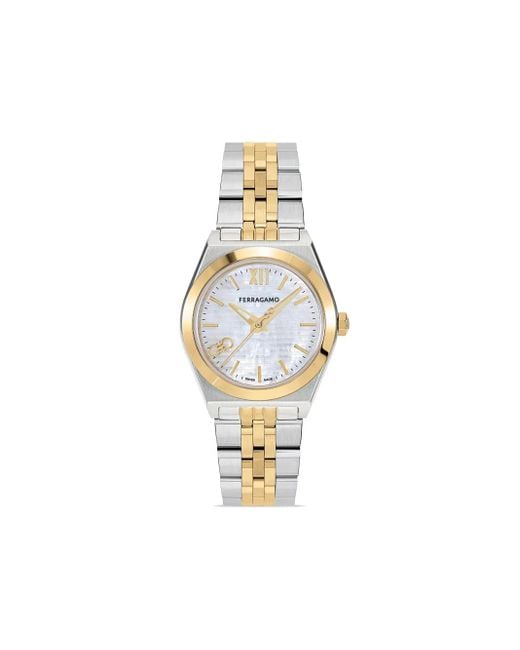 Ferragamo Metallic Vega Upper East Watch